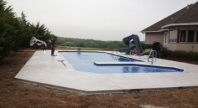 Pool Building Process
