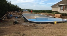 Pool Building Process